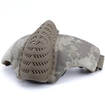 작업보호마스크 ATYUDRO 전술 하프 페이스 마스크 에어소프트 페인트볼 CS 워게임 스포츠 야외 보호 사냥 슈팅 액세서리, [05] AT