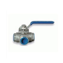 STS316 스텐 삼방밸브 L타입 3 way 밸브, 삼방밸브50A, 1개