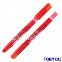 ForU971 동아 체크스틱 색연필 빨강 박스 76개 사무용품 미술용품 문구용품