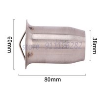 51mm 60mm 촉매 범용 오토바이 배기관 탈출 머플러 소음기 삽입 db 킬러 요시무라 소음 제거