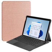 서피스프로 키보드 Microsoft Surface Pro 8 스탠드 커버 슬리브 용 귀여운 플립 케이스는 키보드를 함께, Surface Go 1 2 3