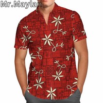 남성 셔츠 The King Elvis Presley Cosplay 3DPrint Beach Hawaiian Summer Men Shirt 반팔 셔츠 스트리트웨어 오버사이즈 5XL
