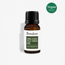 [보나쥬르] 비건 유기농 티트리 오일 10ml, 1개