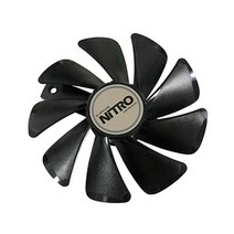 그래픽카드 팬 수리 부품 95mm cf1015h12scf1015h12dfdc10u12s9 c 사파이어 rx580 rx480 rx570 니트로 rx 570580480 비디오 카드, 블랙 fd10015m12d