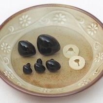 [대량구매]민자삼각코(인형코)(100개), 25mm