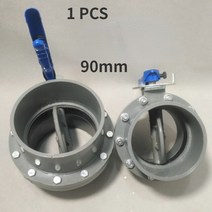 아연 도금 강철 플라스틱 손잡이가 있는 나비 밸브 통합 해변 번식 액세서리, 03 steel-plastic 90mm