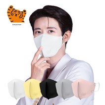 네고왕 마스크 무직타이거 국산 새부리형 뚱랑이 KF94 마스크 100매 대형 중형 소형, 무직타이거 마스크 중형, 옐로우 50매, 옐로우 50매