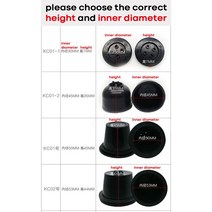 자동차라이트부품 자동차 HID LED 헤드 라이트 더스트 커버 씰링 캡 고무 방수 방진 램프 55mm 70mm 90mm, 11 KC07-1(83X65mm)