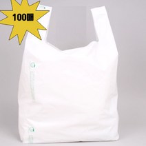생분해 비닐봉투 100매입 / 중 대 사이즈 WZ74673EA, 쿠팡 생분해 (중) 100매