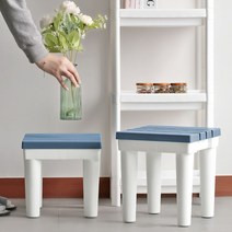 파스텔톤의 포인트 디자인 다양한 활용도 스툴 소 대, 이지룸스툴 대_브라운