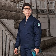 겨울 작업복 점퍼 솜잠바 안전제일 근무복, 덮개포함상의(sftb38), 1개