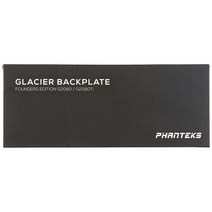 Glacier 시리즈 RTX 2080Ti GPU 파운더스 에디션 백 플레이트 (PH-GB2080TiFEBP_BK01) 알루미늄 커버 - 새틴 블랙, Black
