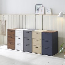 머핀 400 시리즈 서랍장 수납장 정수기대 사무용 미니서랍장 탕비장 탕비실장 속옷장 수건장 MU64516 MU94526, 머핀서랍장, 그레이