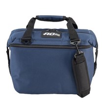 AO Coolers 고밀도 단열재가 있는 오리지널 소프트 쿨러 차콜 48캔, 24-Can, Red
