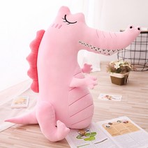 캐릭터 라지 쿠션 봉제인형 크리에이티브 악어 보풀 잠자리, T01-빅팬, C03-80cm