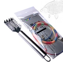 스텐 생선 비늘 제거기+분실 방지끈 세트/물고기 비늘 칼/비늘 치기/낚시 용품