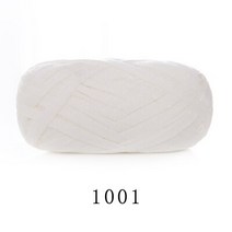 뜨개실 쟈이언트얀 형광뜨개실약70M 평면 모직 원사 DIY 뜨개질 양모 깔개 짠 실 면직물 손 바구니 담요, 01 1001