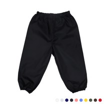 (주)더해피 유아 아동 키즈 어린이 비옷 우비 장마 바람막이 레인코트 팬츠 방수바지-단색 무지