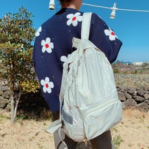 유유랩 가벼운 여행용 백팩 토드백 장바구니 배낭 접이식 폴딩 3단변신 방수 가방 초경량 파우치