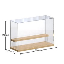 피규어장식장 아크릴케이스 레고 미니피규어 쇼케이스 프라모델 진열장 마징가, [2단 계단32x12x22cm]
