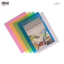 현풍/PP L홀더 A4 1팩10개입, 노랑