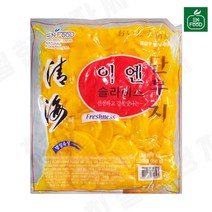 이엔 슬라이스 치자단무지 1kg, 1팩, 해당용량