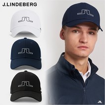 [J.LINDEBERG] 남성골프모자 제이린드버그 골프웨어 카덴 골프 캡, 3. 블랙