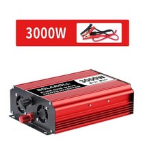 차량용인버터 순수 정현파 인버터 50HZ60HZ 어댑터 DC12V24V ~ AC 110V220V 5000W 전압 고전력 변환기 휴대용 자동차 태양광 LED, 3000W, 24V, 220-240V 60HZ + europe