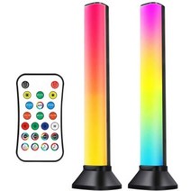 비상 라이트바 게이밍 PC방 모니터 TV 간접조명 소리반응 LE..., 단품