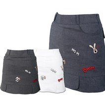 티앤디 여성 퍼피 캐릭터 쓰리랩 큐롯 스커트 ASYE4005