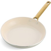 그린 빵 프라이팬 20cm IH 대응 파도바 세라믹 가공 내외면 썰매 부착 어려워 손질 간단 유해 물질 미사용, 한개옵션0