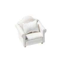 1:12 스케일 미니어처 소파 미니 가구 인형의 집 장식품 나무 팔걸이 의자 거실 안락의자