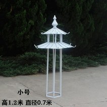 결혼식 웨딩 소품 중식 육각 정자 안내식 장식, 중국식 정자(흰색) 스몰