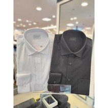 일반핏 올~화이트 올~블랙 긴소매 와이셔츠 면접용~직장용~조문용~좋아