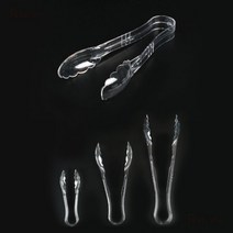 jc_22.5cm 집게 음식 플라스틱 투명 샐러드 빵 요리 튀김 주방집게 PC 뷔페 30.2cm 과일 제과점 15.2cm, 2호