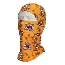 스키 페이스 마스크 남녀 겨울 방한 라이딩 오토바이 겨울 방풍 보온 헬멧 이너 헤드 커버, 디지털인쇄귀여운호랑이(출하늦은월), Xs
