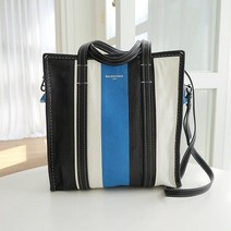 리본즈 발렌시아가 발렌시아가 바자 스트라이프 토트백 크로스백 443096 443096 (P002441012)