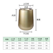 인테리어 빈티지 화분 가정용 옥상 대형 주차장 엔틱 로비 꾸미기 실내 야외용 정원 카페, 수지, 골드