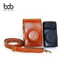 트레이드몰▶bob 리코 RICOH GR 1 2 하이엔드 카메라 가죽케이스 크로스백 가방 고급 카메라백 용가방 보관백◀트레이드몰, 초코브라운, ◀트레이드몰리코GR1.2공용