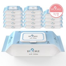 보드레 아쿠아마린 아기물티슈 캡형 80매 X 15팩