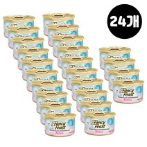 팬시피스트 화이트라벨 주식캔 85g 24개, 키튼 흰살생선