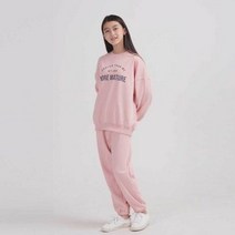 크로젬 주니어 여아용 2단쮸리 쿨러 댄 미 오버핏 트레이닝 세트 CRZSTJ 124 실내복 홈웨어 트레이닝복