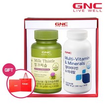 GNC 밀크씨슬+멀티비타민 세트/ 온라인 공식몰, 없음