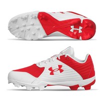 (창고방출) 언더아머 리드오프 로우 RM 야구화 포인트화 (레드) 3023442-600