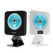 벽걸이 CD 플레이어기계 VCD DVD 어학용 레드로 감성, +블루투스+휴대용+충전식+반복+커버