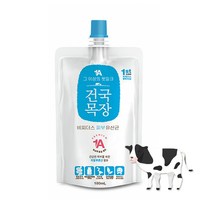 건국목장 강아지우유 비피더스 피부 유산균 180ml, 1, 우유