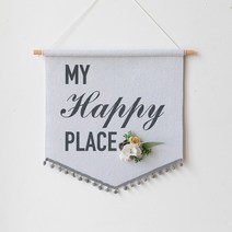 벽콘센트 두꺼비집 가리개 통신함 인터넷단자함 커버 북유럽 배경 벽 미터 상자 작은 플래그 장식 침실 방 크리 에이 티브 도어 펜던트 차단, 해피 스테이션 - 미들