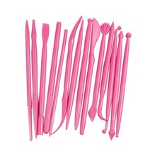 14pcs 클레이도구 세트 점토 폴리머클레이 지점토, 핑크CM003170