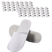 메리롱 앞막힘형 고급 일회용 호텔 슬리퍼 50P, 화이트