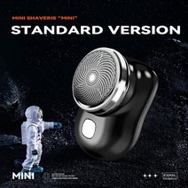 포터블 Electric Shaver Mini Heard Trimmer Reci프로cating Cutter Knives Razor, 04 Black